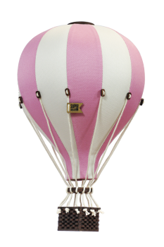 Deko Heißluftballon altrosa / vanille - SuperBalloon